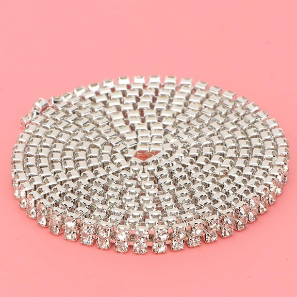 DIY Crystal Glass Diamonds Chain Trims Applique Clothes Furniture Decoration DIY Crystal Glass Diamonds Chain Trims Applique Clothes Furniture Decoration